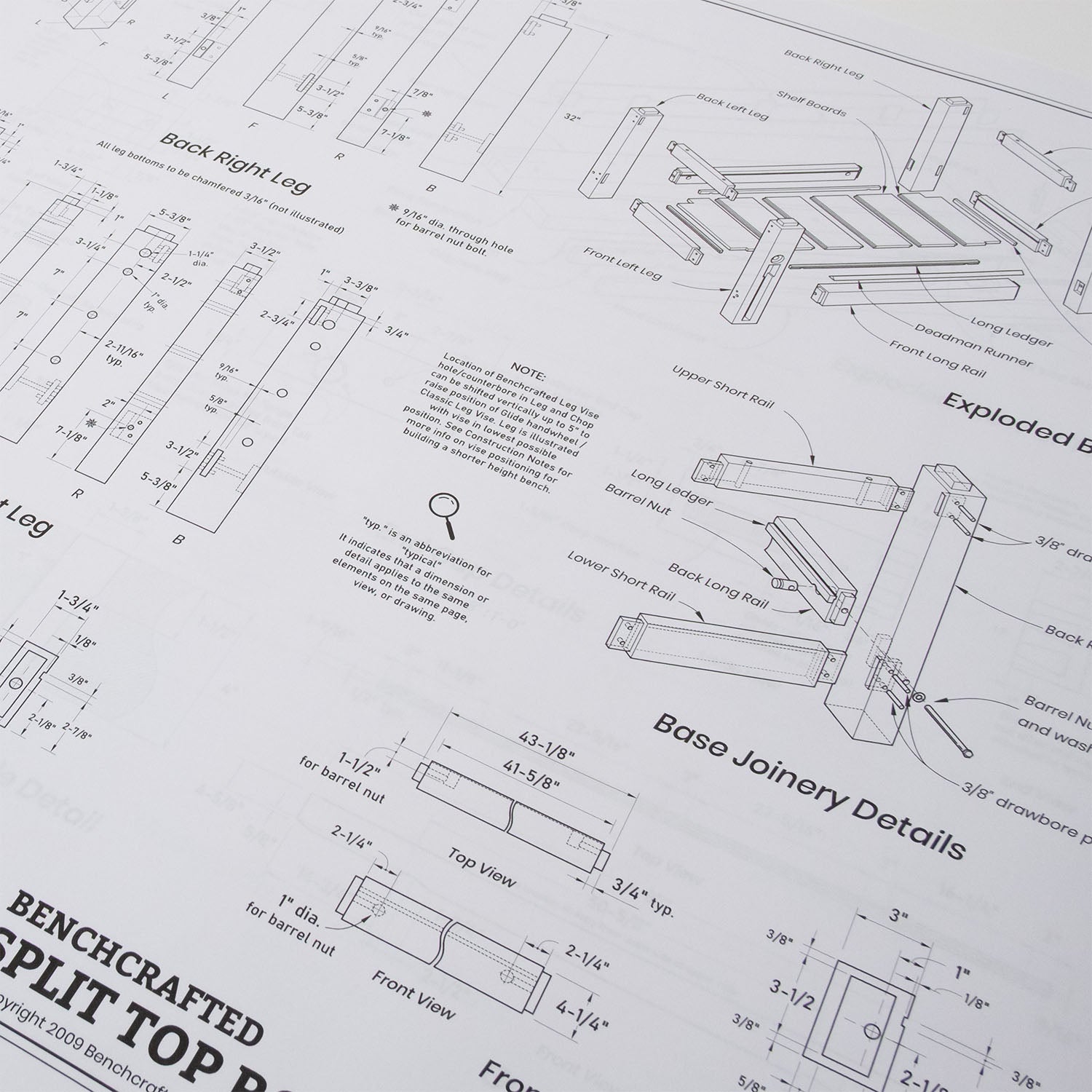 Split Top Roubo Bench Plans