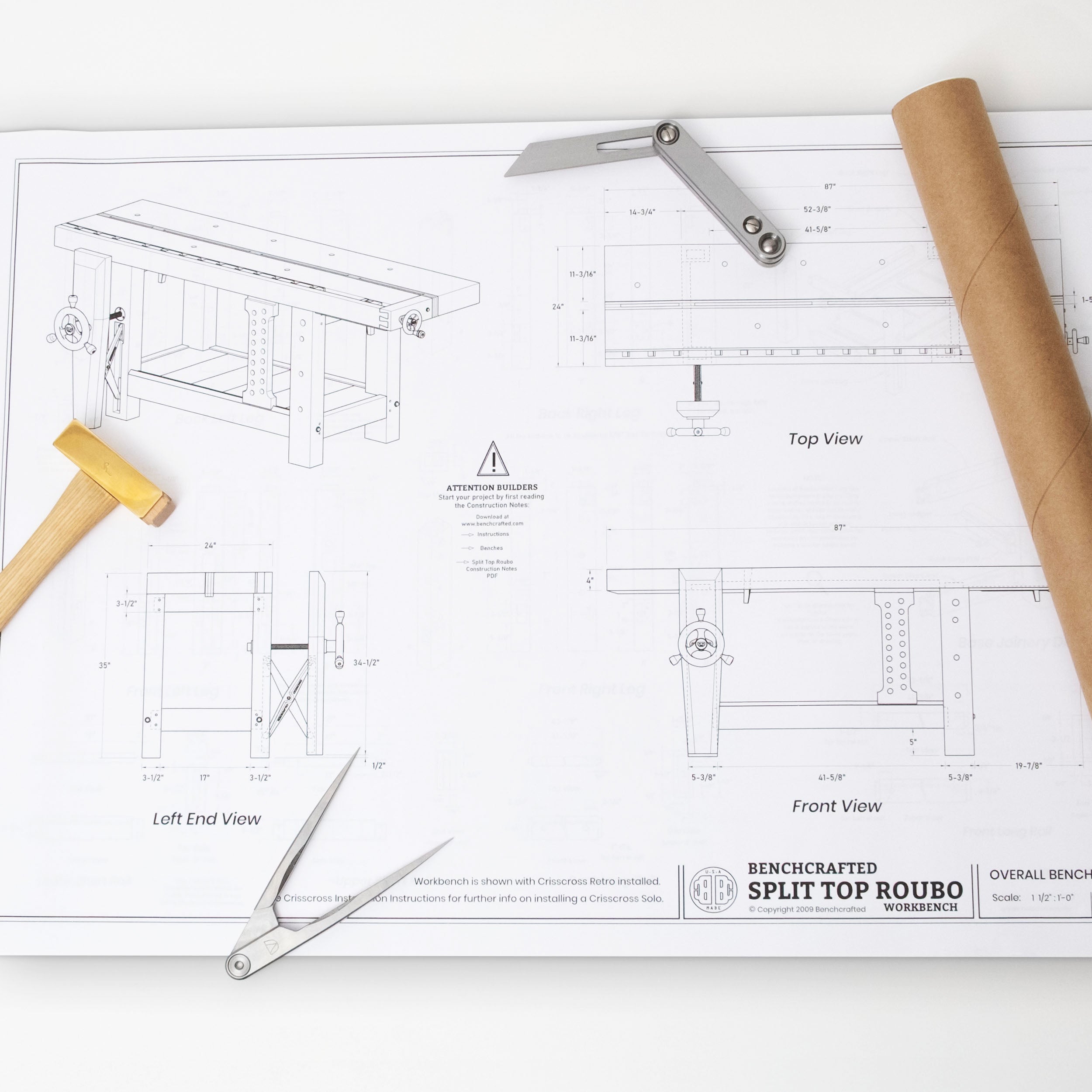 Split Top Roubo Bench Plans