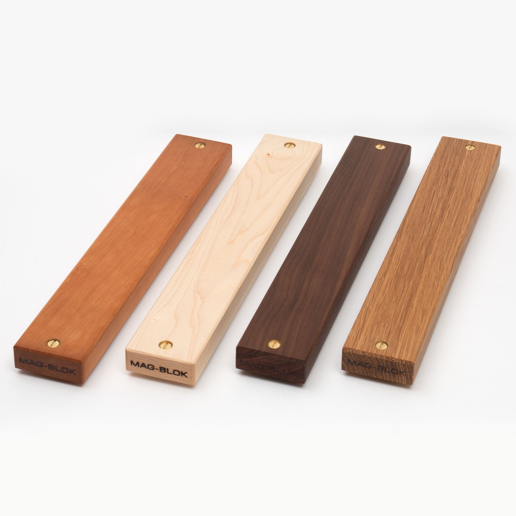 Mag-Blok cherry wood 18” magnetic strip for knives